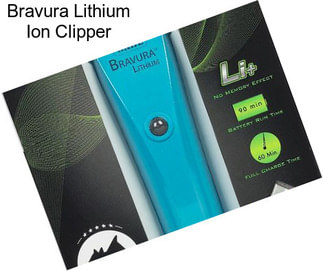 Bravura Lithium Ion Clipper