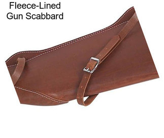 Fleece-Lined Gun Scabbard