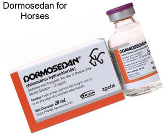 Dormosedan for Horses