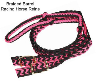 Braided Barrel Racing Horse Reins