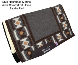 SMx Hourglass Merino Wool Comfort Fit Horse Saddle Pad
