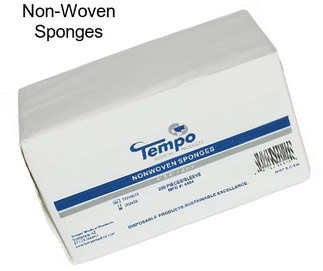 Non-Woven Sponges