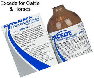 Excede for Cattle & Horses