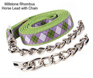 Millstone Rhombus Horse Lead with Chain