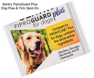 Sentry FiproGuard Plus Dog Flea & Tick Spot-On