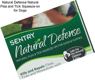 Natural Defense Natural Flea and Tick Squeeze-on for Dogs