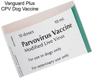 Vanguard Plus CPV Dog Vaccine