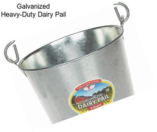 Galvanized Heavy-Duty Dairy Pail