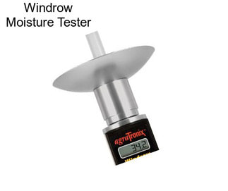 Windrow Moisture Tester