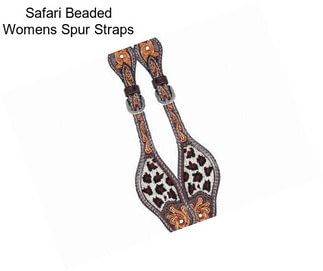 Safari Beaded Womens Spur Straps