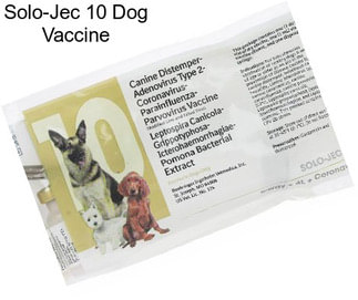 Solo-Jec 10 Dog Vaccine