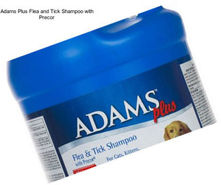 Adams Plus Flea and Tick Shampoo with Precor