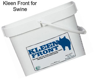 Kleen Front for Swine