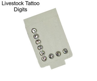 Livestock Tattoo Digits