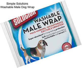 Simple Solutions Washable Male Dog Wrap