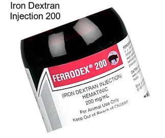 Iron Dextran Injection 200