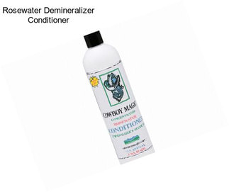 Rosewater Demineralizer Conditioner