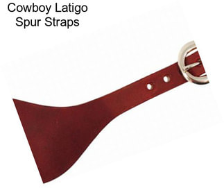 Cowboy Latigo Spur Straps