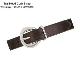 TrailHead Curb Strap w/Nickel-Plated Hardware