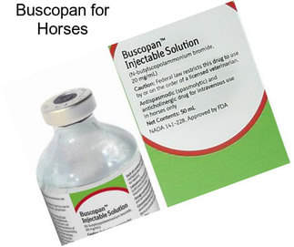 Buscopan for Horses