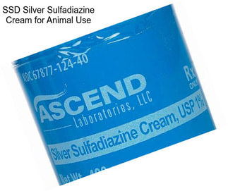 SSD Silver Sulfadiazine Cream for Animal Use