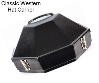 Classic Western Hat Carrier