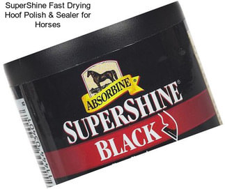 SuperShine Fast Drying Hoof Polish & Sealer for Horses