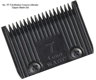 No. 7F Full Medium Coarse Ultimate Clipper Blade Set