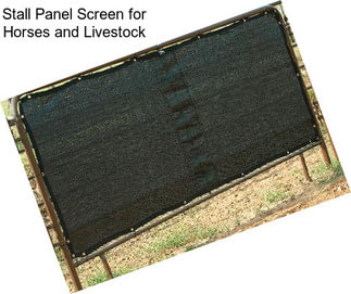 Stall Panel Screen for Horses and Livestock