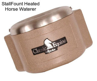 StallFount Heated Horse Waterer