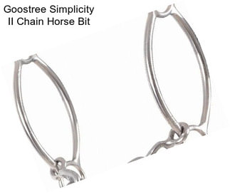 Goostree Simplicity II Chain Horse Bit