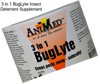 3 in 1 BugLyte Insect Deterrent Supplement