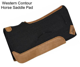 Western Contour Horse Saddle Pad