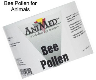 Bee Pollen for Animals