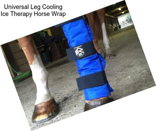 Universal Leg Cooling Ice Therapy Horse Wrap