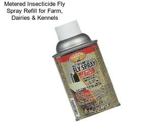 Metered Insecticide Fly Spray Refill for Farm, Dairies & Kennels