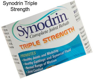 Synodrin Triple Strength
