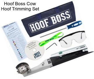 Hoof Boss Cow Hoof Trimming Set