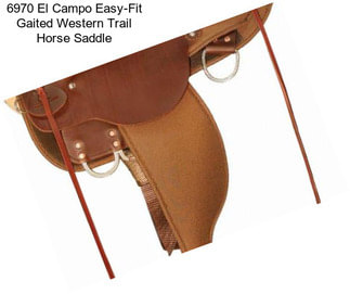 6970 El Campo Easy-Fit Gaited Western Trail Horse Saddle