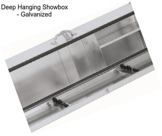 Deep Hanging Showbox - Galvanized