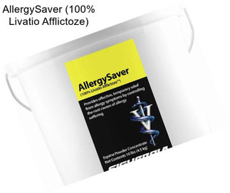 AllergySaver (100% Livatio Afflictoze)