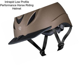 Intrepid Low Profile Performance Horse Riding Helmet