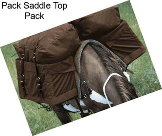 Pack Saddle Top Pack