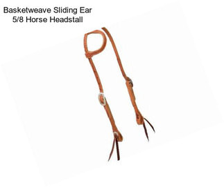 Basketweave Sliding Ear 5/8\