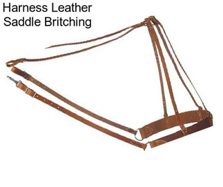 Harness Leather Saddle Britching