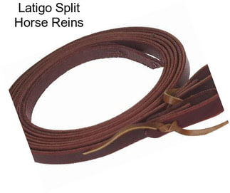 Latigo Split Horse Reins