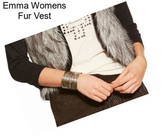 Emma Womens Fur Vest