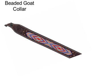 Beaded Goat Collar