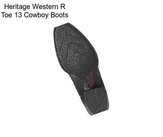 Heritage Western R Toe 13\