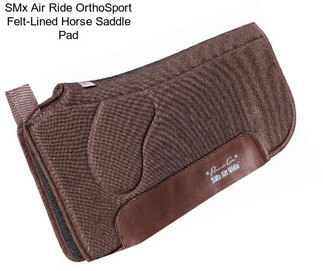 SMx Air Ride OrthoSport Felt-Lined Horse Saddle Pad